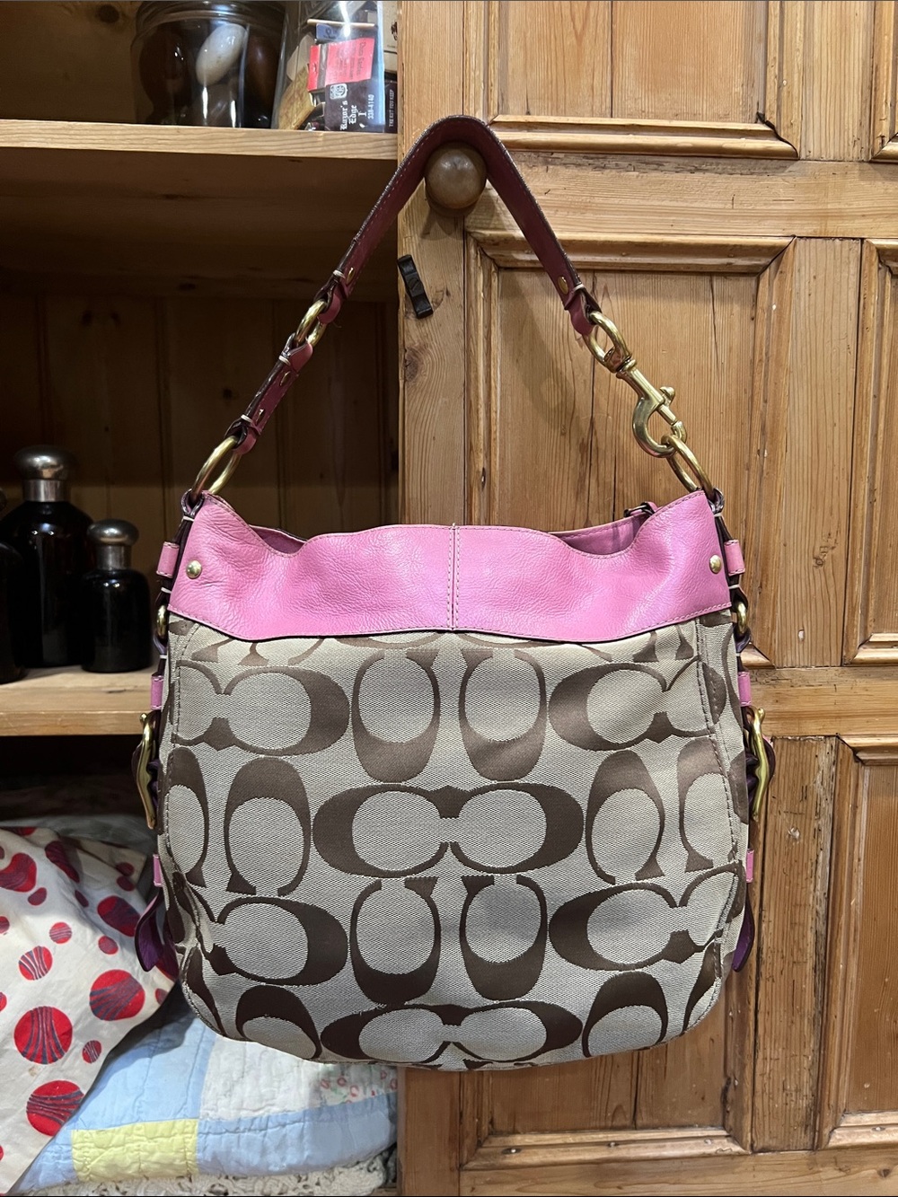 Coach 12674 Signature Zoe XL Hobo Bag - Picture 6 of 15